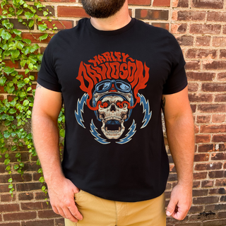 Motorcycle Skull T-Shirt