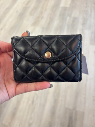 Black Quilted Card Holder
