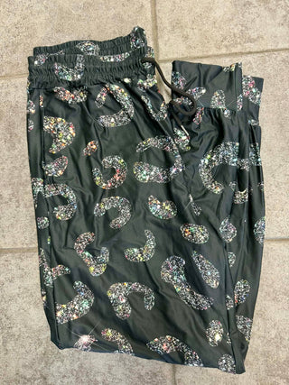 Glitter Cheetah Joggers