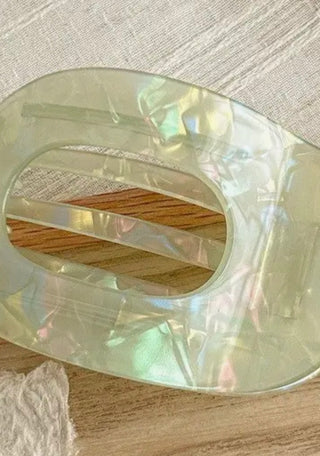 Jumbo Lay Flat Oval Hair Clips