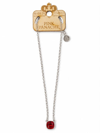 Ruby Glow Pendant Necklace