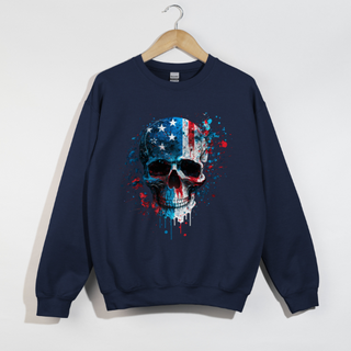 USA Skull Crewneck