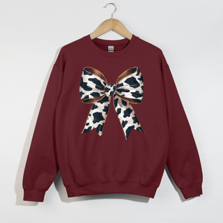 Cow Bow Crewneck