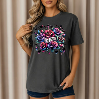 Let Them Floral Tshirt
