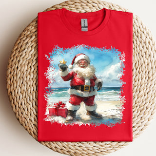 Santa with Star Tshirt