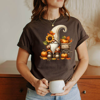 Fall Sunflower Gnome Tshirt
