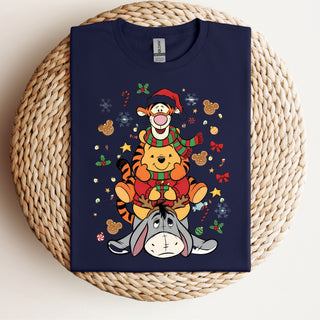 Classic Christmas Bear & Friends Tshirt