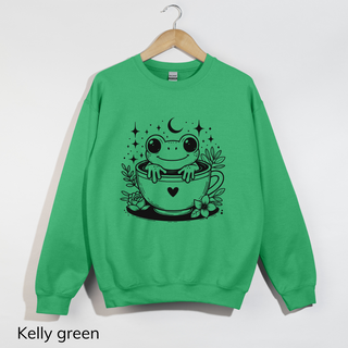 Tea Cup Frog Crewneck