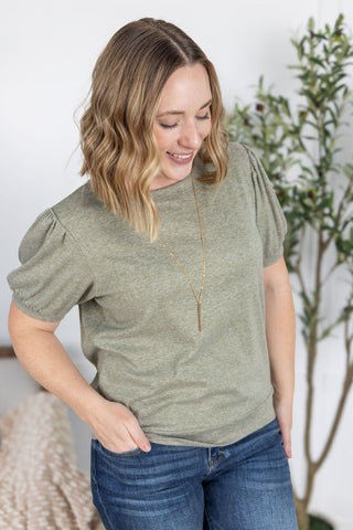 IN STOCK Katie Cozy Top - Sage