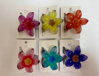Plumeria Claw Clip