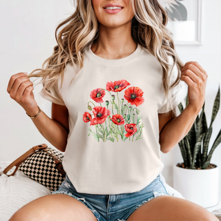 Poppy Flowers Tshirt