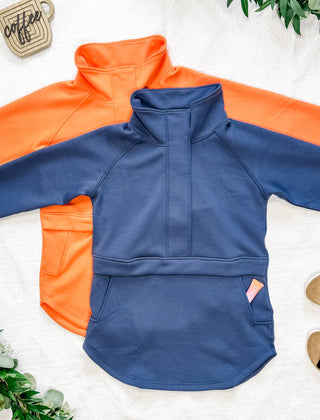 IN STOCK Mia Scuba Halfzip - Dreamsicle FINAL SALE