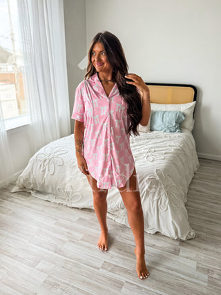BIRDIE Tee Sleep Dress in Southern Charm