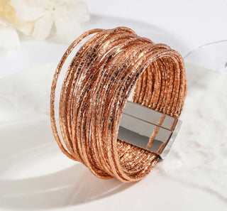 Shimmer & Shine Magnetic Leather Bracelet