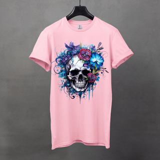 Floral Skull T-Shirt
