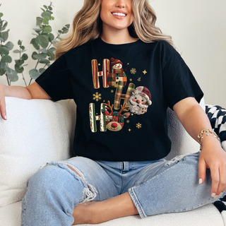 Plaid Ho Ho Ho T-Shirt