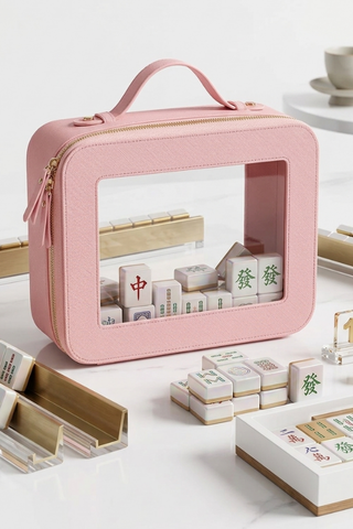 ETA 9/8-9/22 Posie Pink Clear Travel Bag