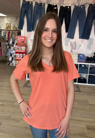 Summer Basics Vneck Tee