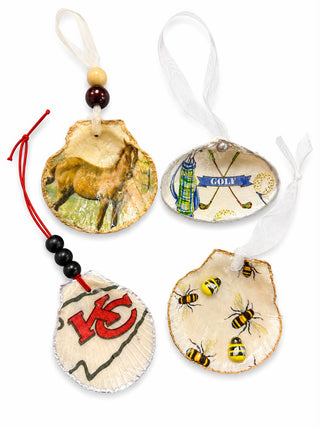 Beaded Hanging Shells