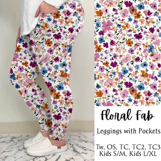 Floral Fab Leggings/Capris | Run ends 1/9 | ETA 42 Days