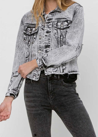 Downtown Edge Acid Wash Jacket