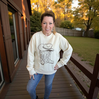 Western Chic Longsleeve Top