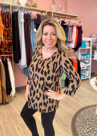 Wild Instinct Leopard Top