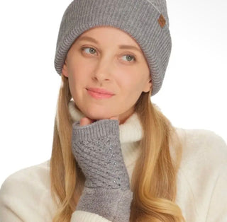 Rhinestone Pom Beanie
