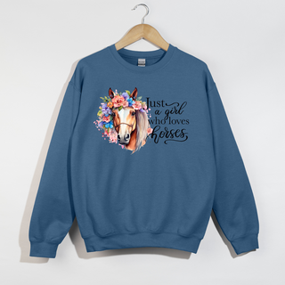 Girl Loves Horses Crewneck