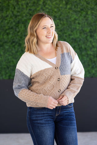 IN STOCK Colorblock Cozy Cardigan