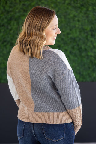 IN STOCK Colorblock Cozy Cardigan