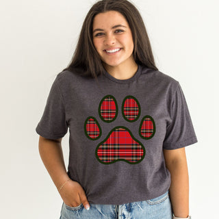 Plaid Paw Tshirt