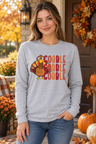Gobble Gobble Long Sleeve Tshirt