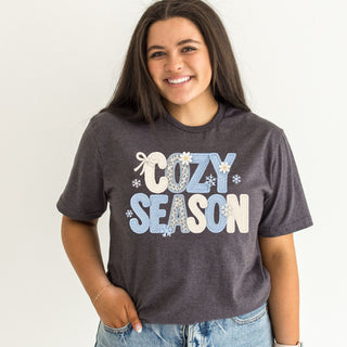 Faux Yarn Cozy Season Tshirt