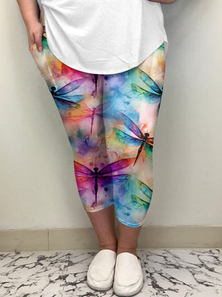 Electric Dragonfly Capri w/ Pockets | Run Ends 5/16 | 42 Days