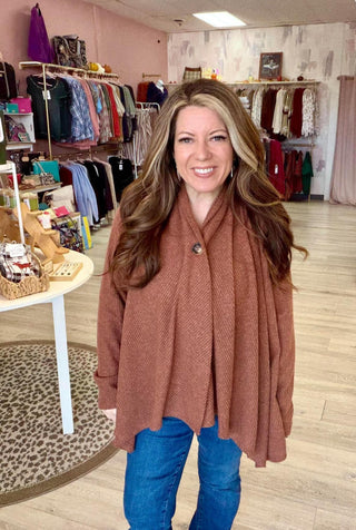 Autumn Haze Relaxed Cardigan