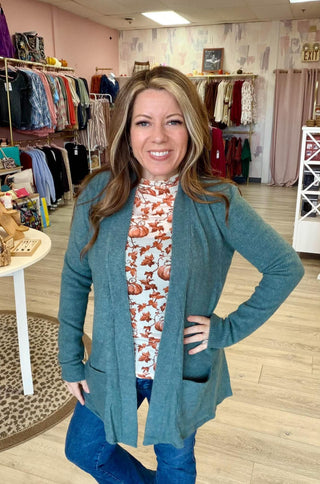 Harper Open Front Cardigan