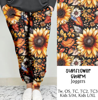 Sunflower Charm Leggings/Joggers | Run ends 6/30 | ETA 42 Days