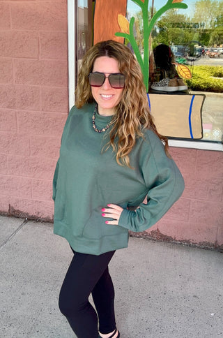 Scuba Side Slit Pullover