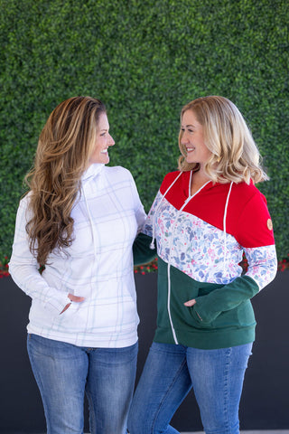 IN STOCK Colorblock Fullzip - Red, Winter Berry, Evergreen