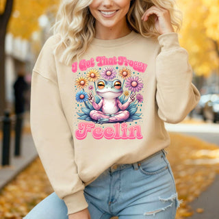 I’ve Got That Froggy Feeling Crew Sweatshirt
