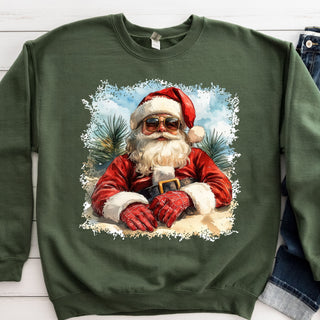 Cool Santa Crew Sweatshirt