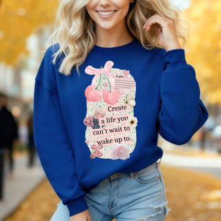 Create A Life Collage Crewneck