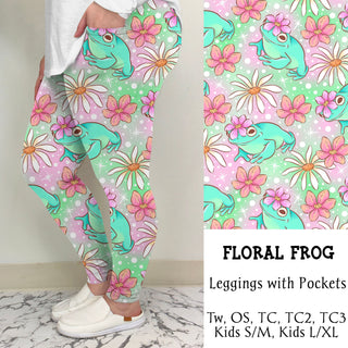 Floral Frog Leggings/Joggers | Run ends 3/8| ETA 42 Days