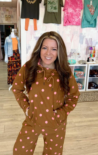 Sweet Spot Polka Dot Hoodie