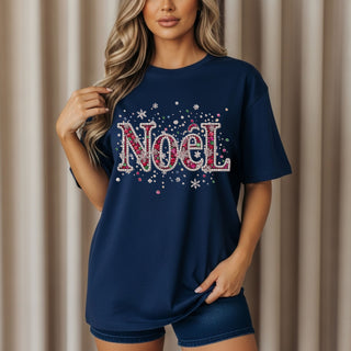Sparkling Silver Gem Noel Tshirt
