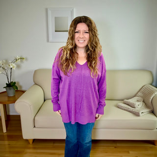 Viscose Front Seam Sweater