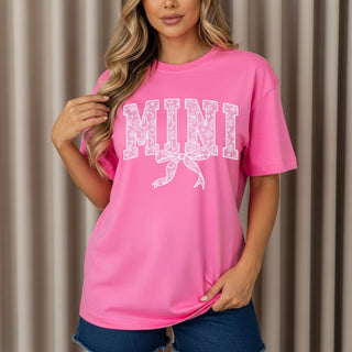 Mini Lace Bow Tshirt