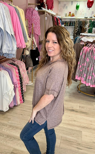 Oversized Drop Shoulder Top