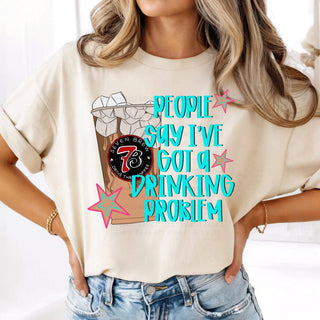 Drinkin Problem 7B Coffee Tshirt